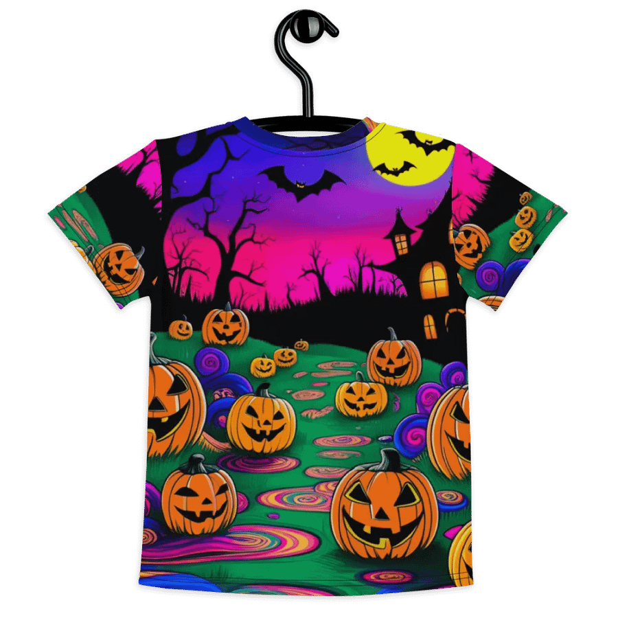 Haunted Pumpkins Habitat Kids T Shirt product image (7)