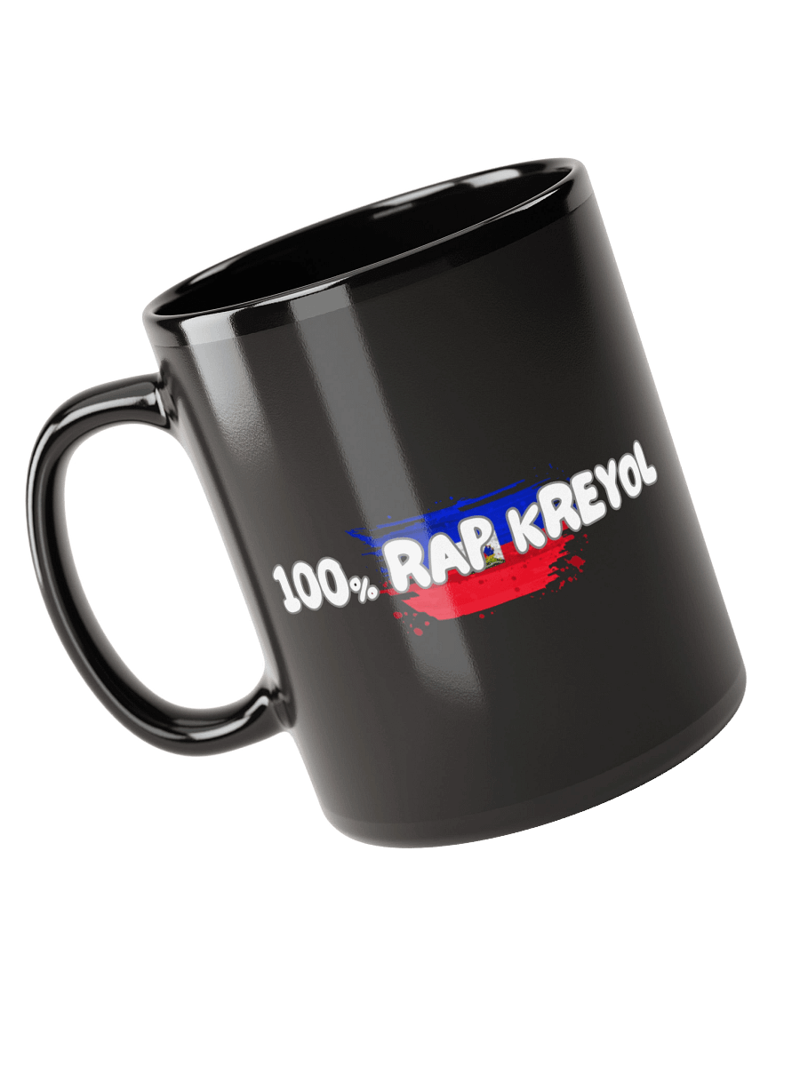 San pou san Black Glossy Mug product image (2)