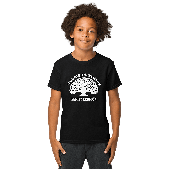 "Morrison-Werner Family Tree" Youth T-Shirt (Dark) product image (1)