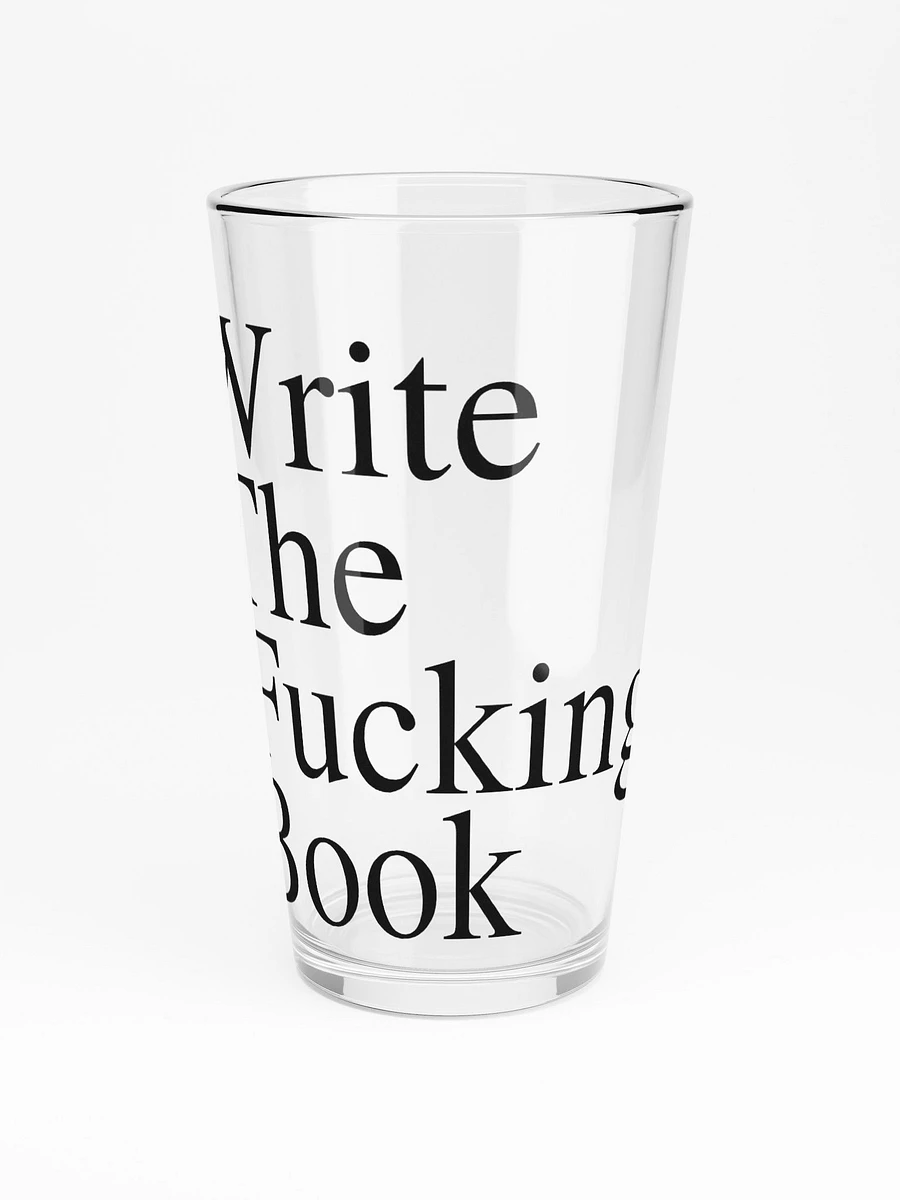 Write the Fucking Book Shaker Pint Glass product image (3)