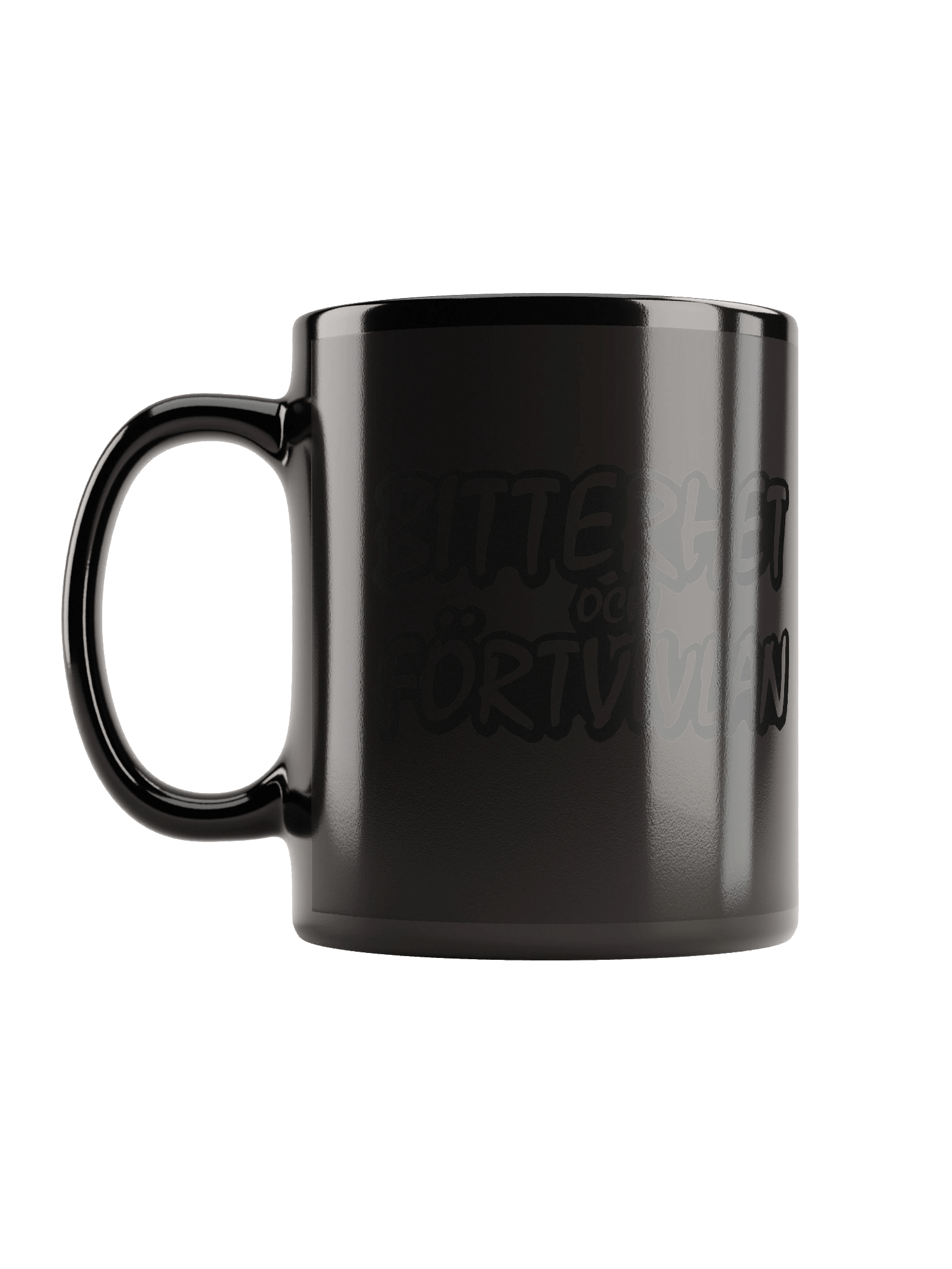 BITTERHET & FÖRTVIVLAN - BLACK MUG product image (6)