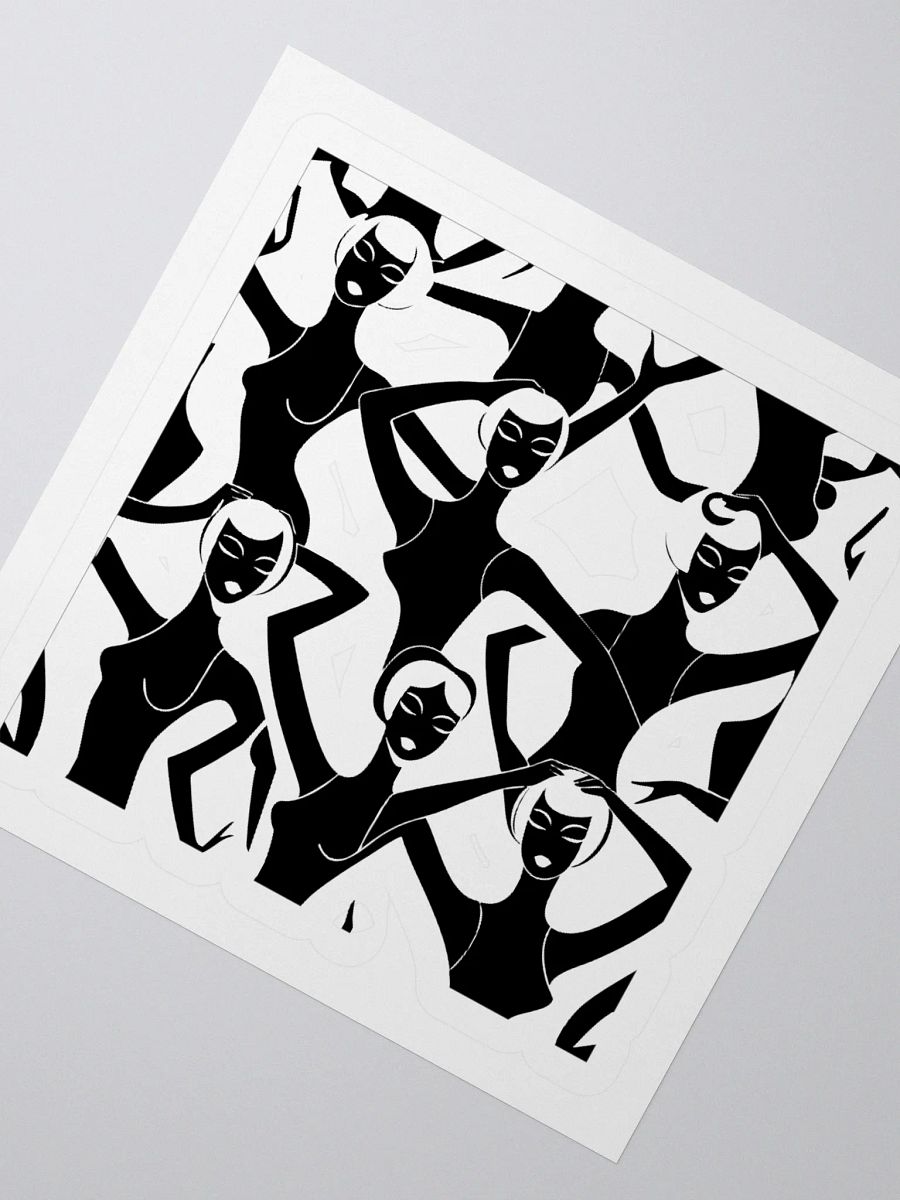 Rhythmic Reflections Custom Kiss Cut Stickers product image (5)