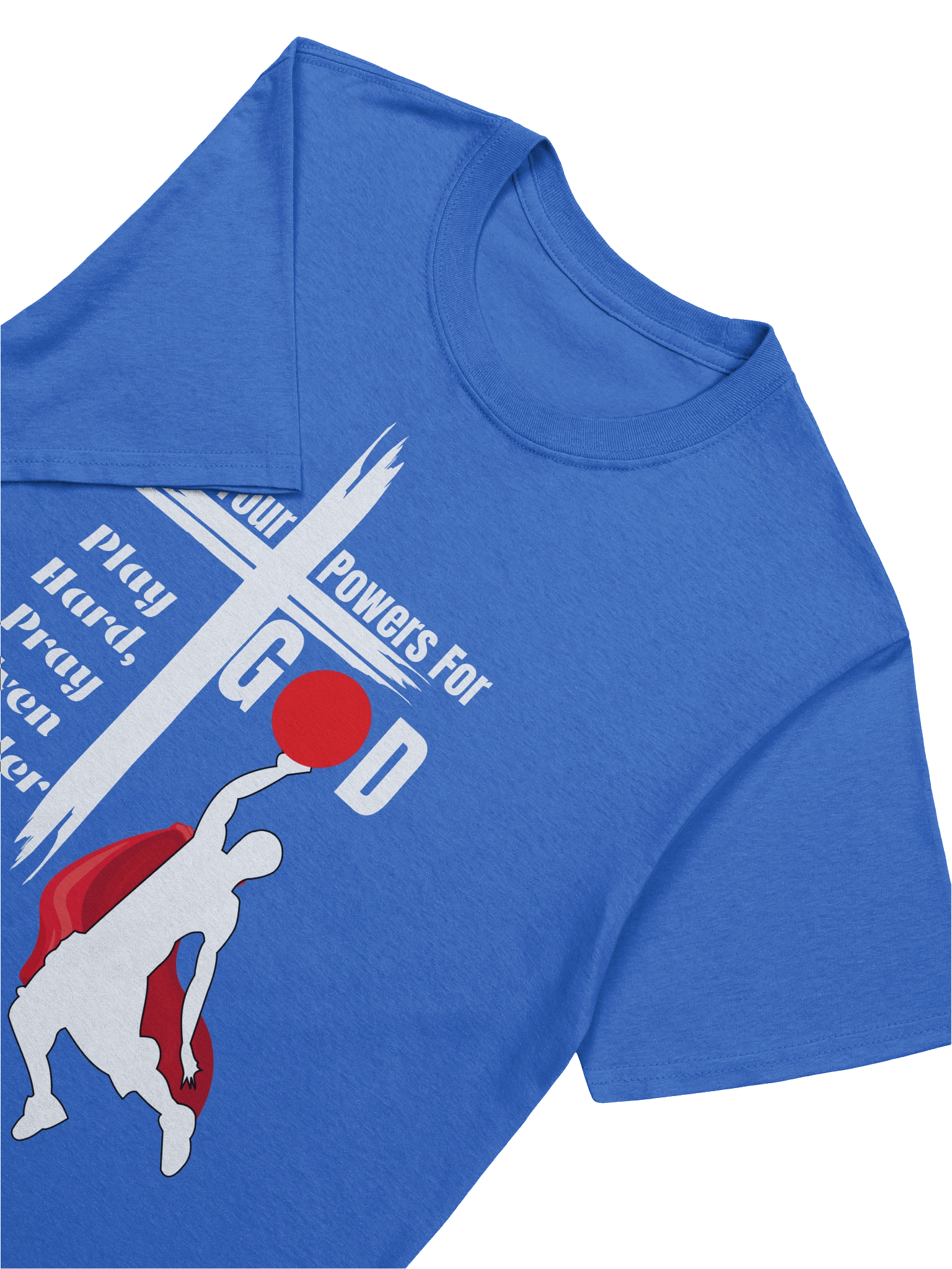 Use your powers for God - Marvel at His Goodness, Christian Basketball Player Superhero T-Shirt product image (36)