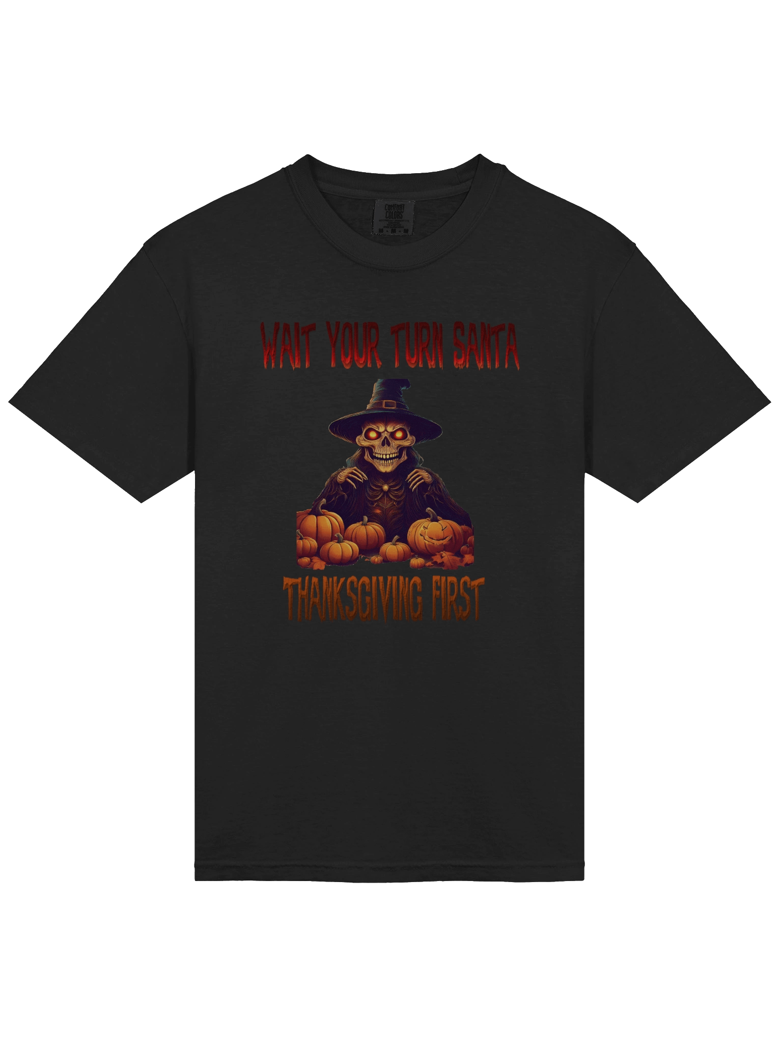 Witchy Skeleton Thanksgiving T-Shirt product image (15)