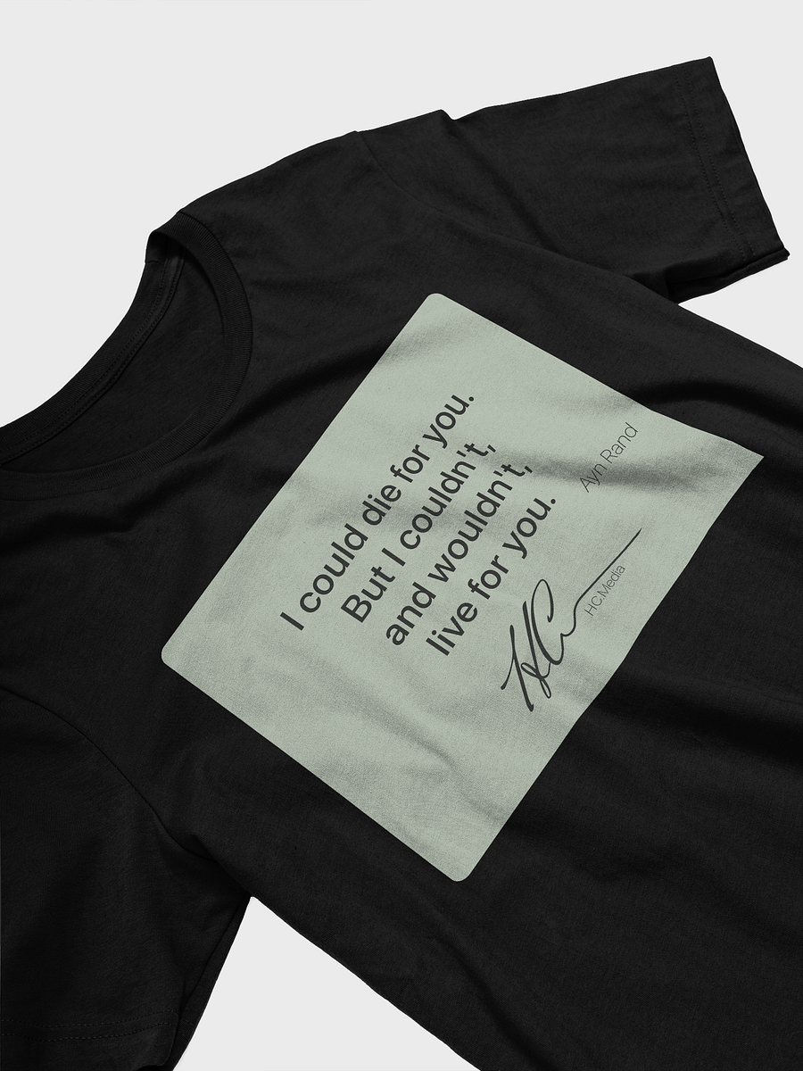 Ayn Rand Q6 - T-Shirt Olive product image (3)