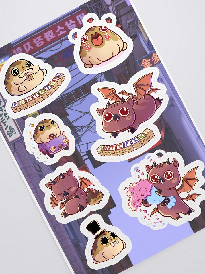 Mr Wawa & Tutzi Sticker Sheet product image (1)