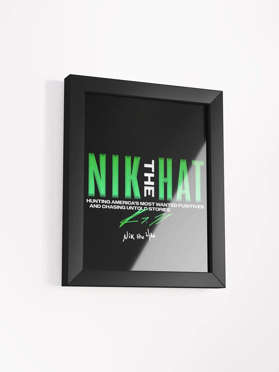 Nik The Hat | Framed Wall Art product image (1)
