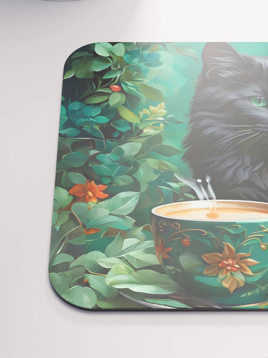 Cat & Tea Tranquility Mouse Pad product image (7)
