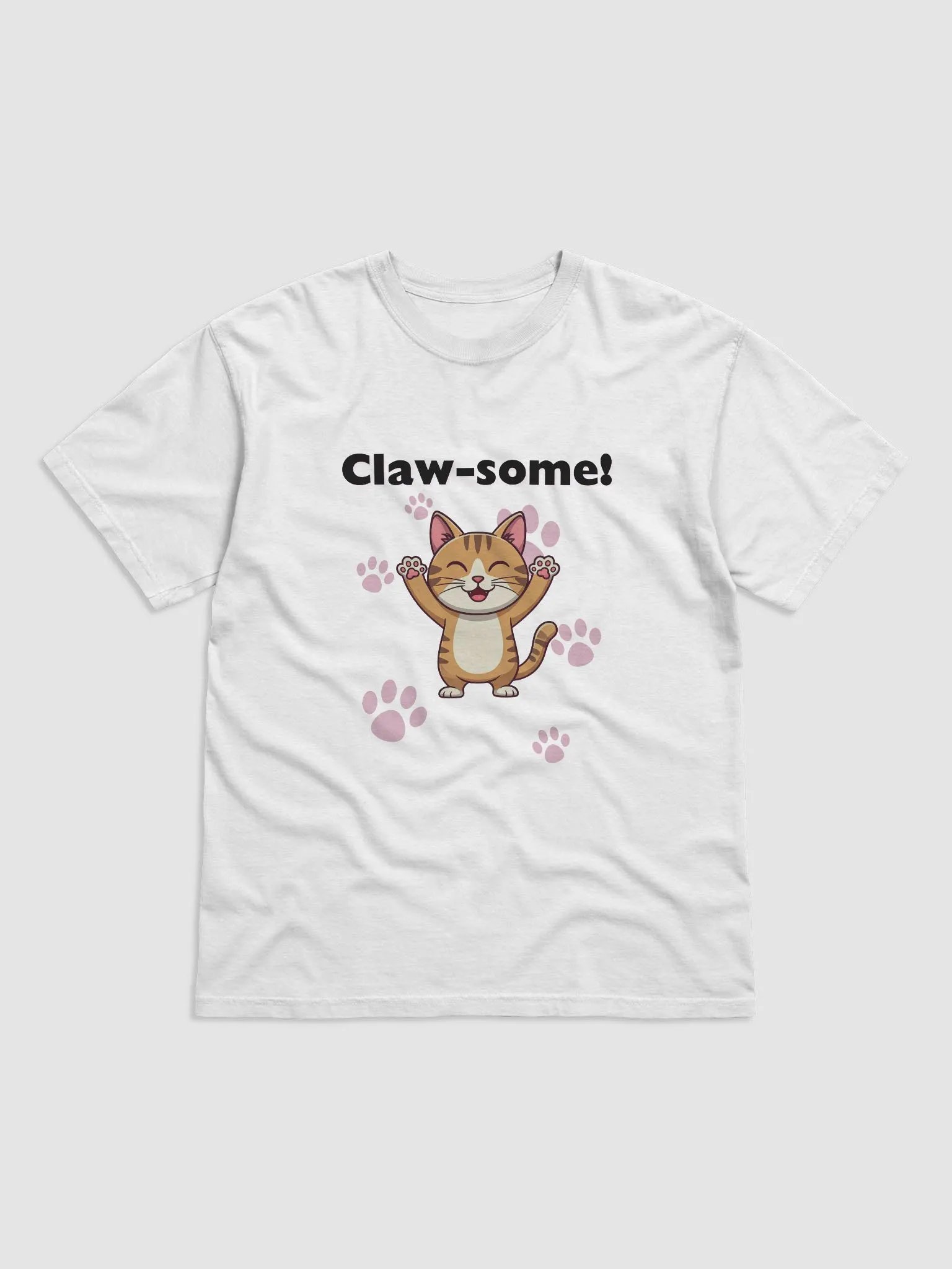 Claw-some Cat Cartoon T-Shirt product image (8)