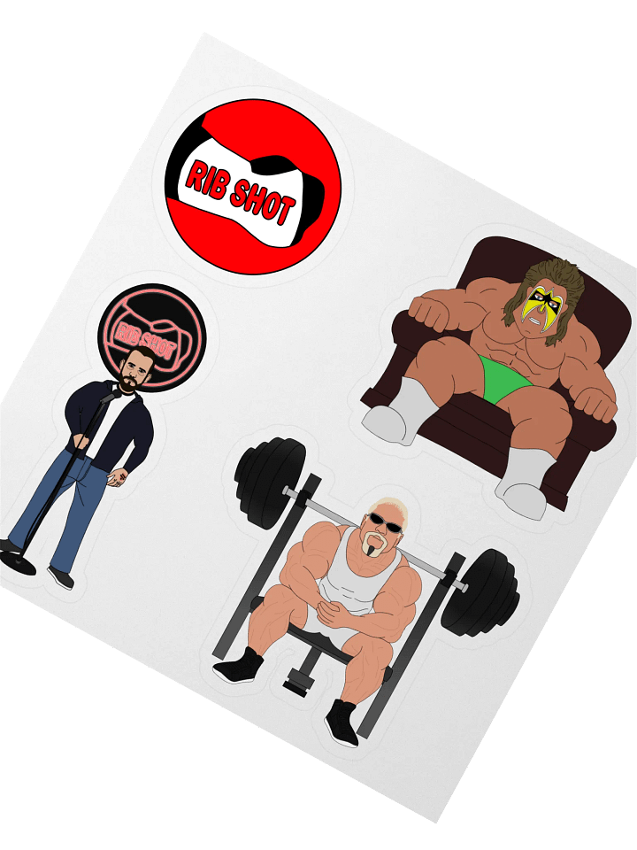 Rib Shot Sticker Set product image (2)