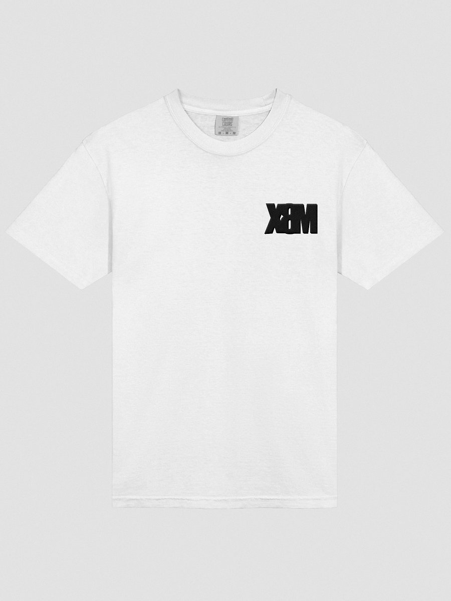 X8M Embroidered Logo Tee (white tee black logo) product image (3)