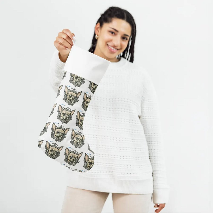 Yoda-Chihuahua Christmas Stocking product image (12)