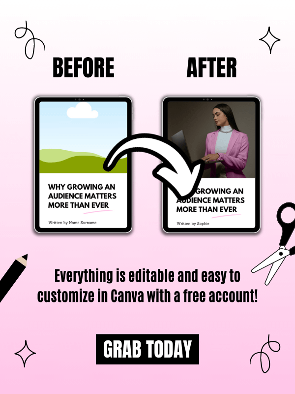 MRR/PLR Minimal Pink eBook Template product image (8)