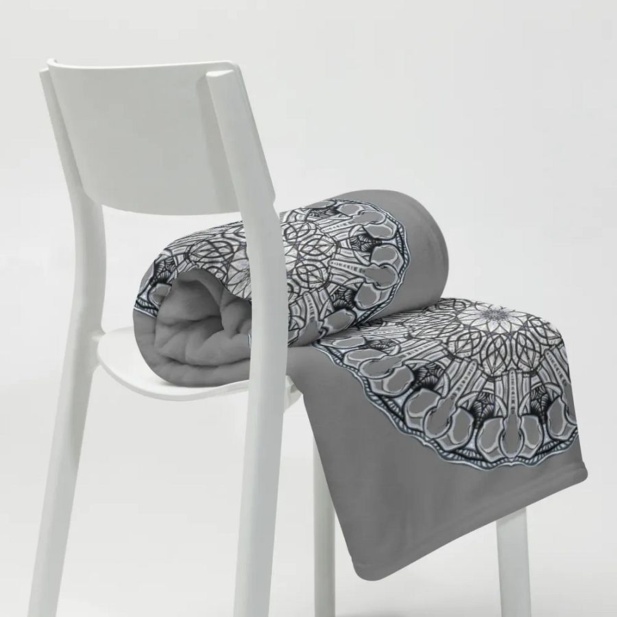 Ornate Floral Delight Throw Blanket product image (9)