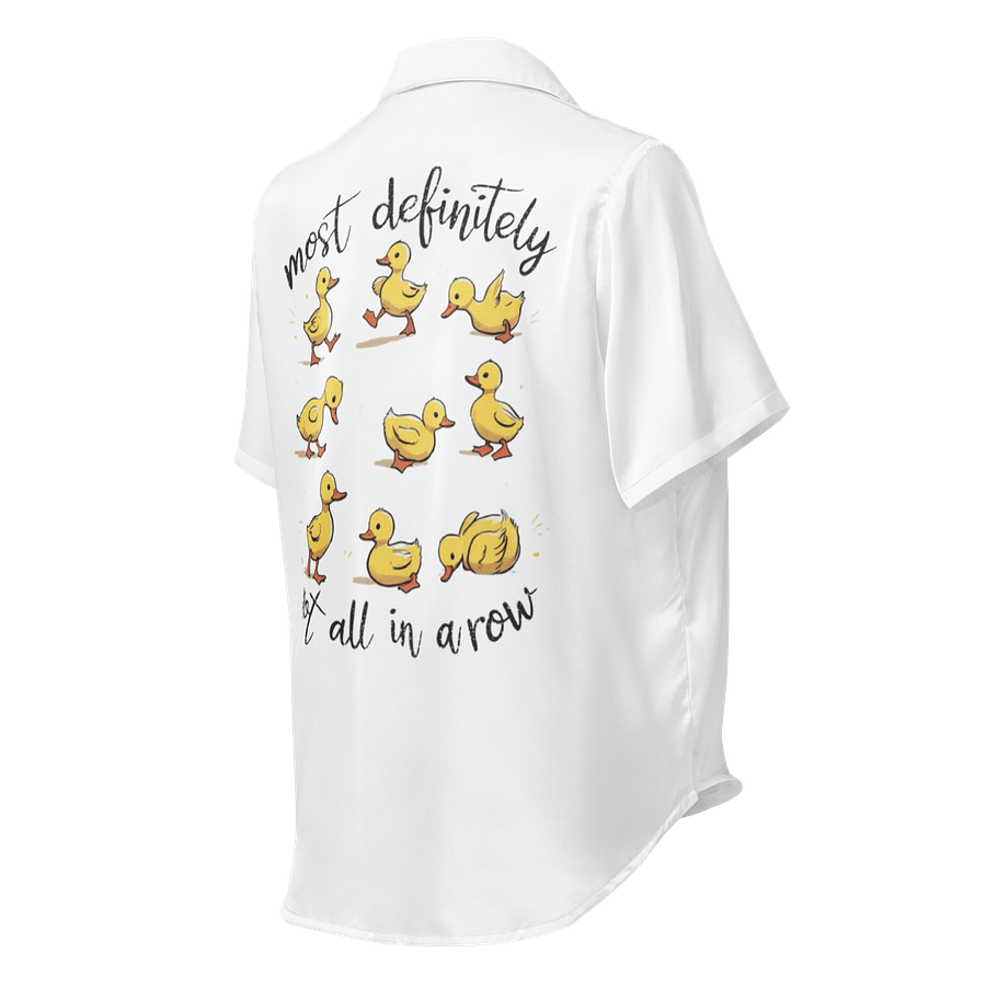 Ducks In A Row Print Pajama Top product image (1)