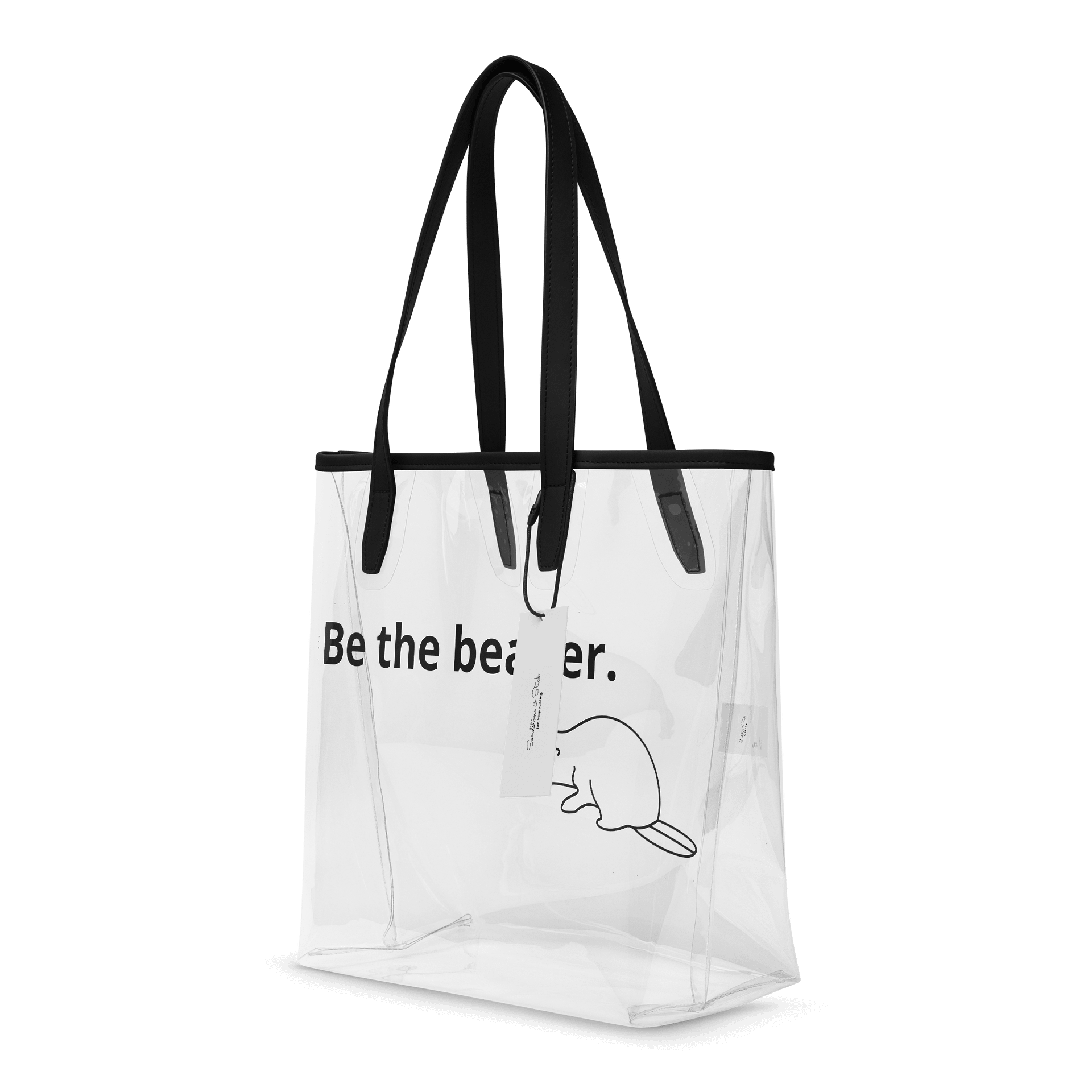 Sandstone & Stick - Be the beaver clear tote product image (4)