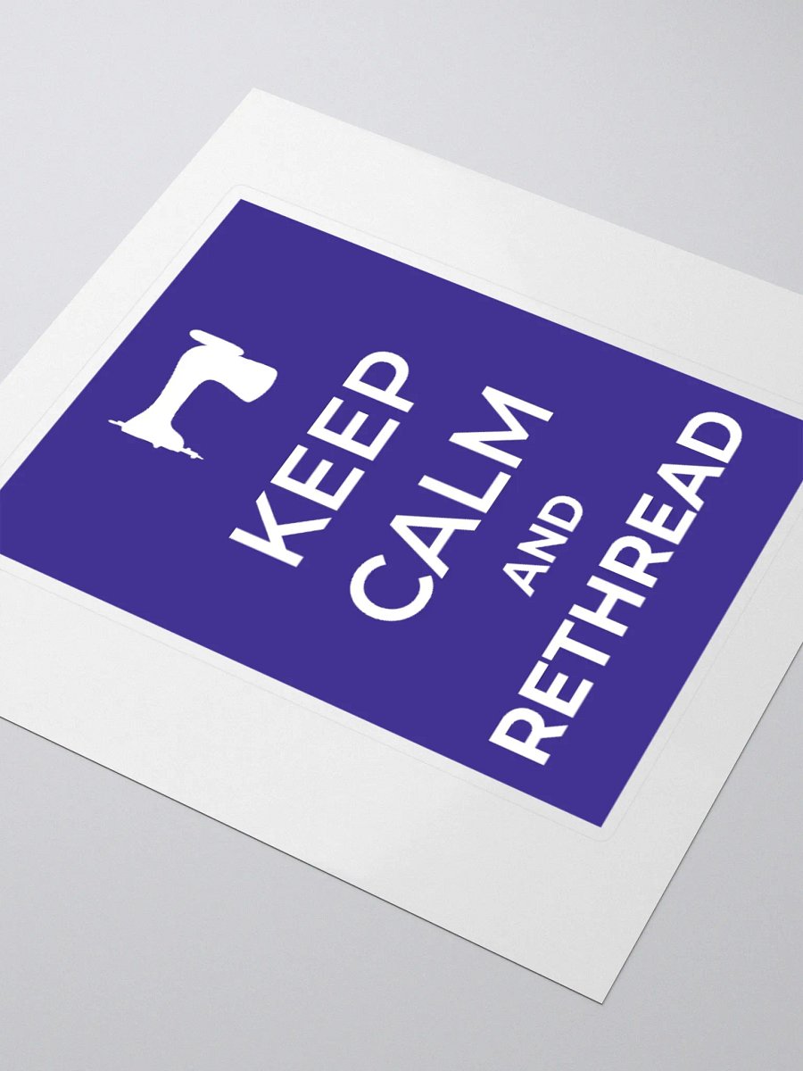 Keep Calm Blue Sticker product image (3)