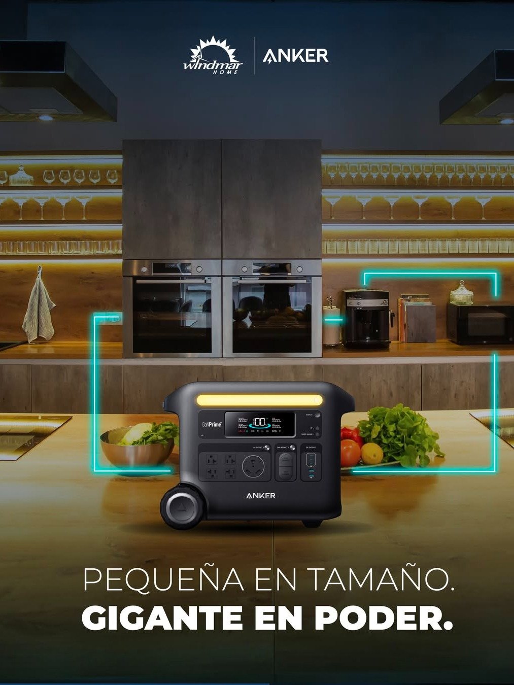 Anker SOLIX F2600 - Generador Portátil de Energía 2400W (2800W Peak) product image (2)