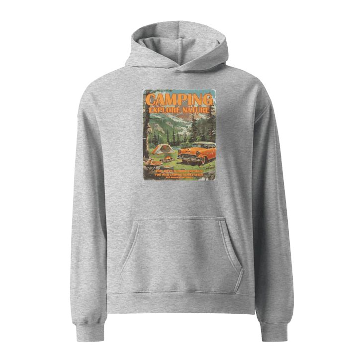 Vintage Camping Adventure Poster Hoodie product image (1)