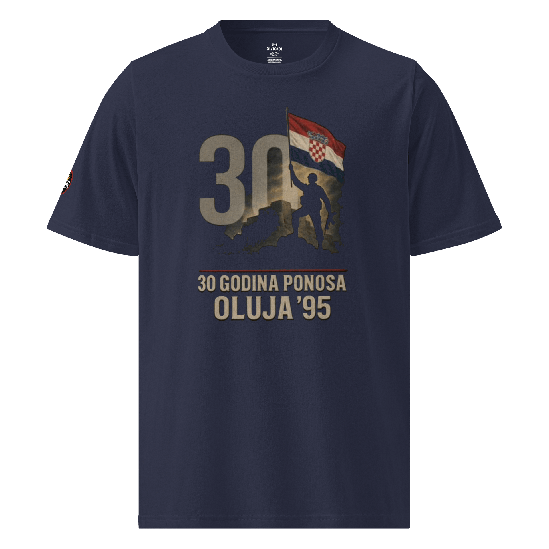 30 GODINA PONOSA OLUJA 95 Athletic T-Shirt product image (2)
