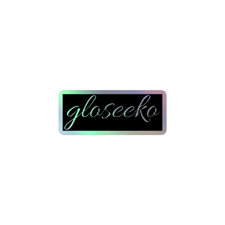 Signature Reverse Holographic Sticker product image (1)
