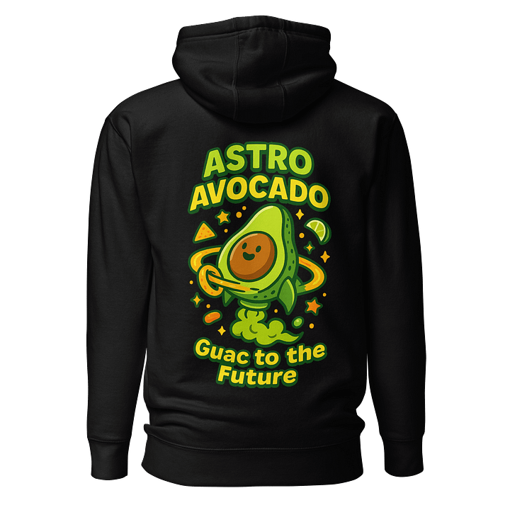 Astro Avocado – Guac to the Future Cozy Hoodie product image (1)