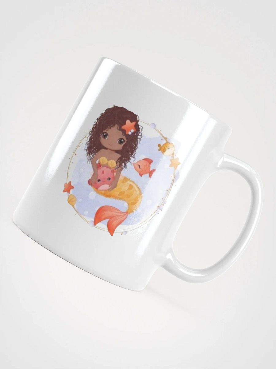 White Glossy Mug Little Mermaid product image (4)