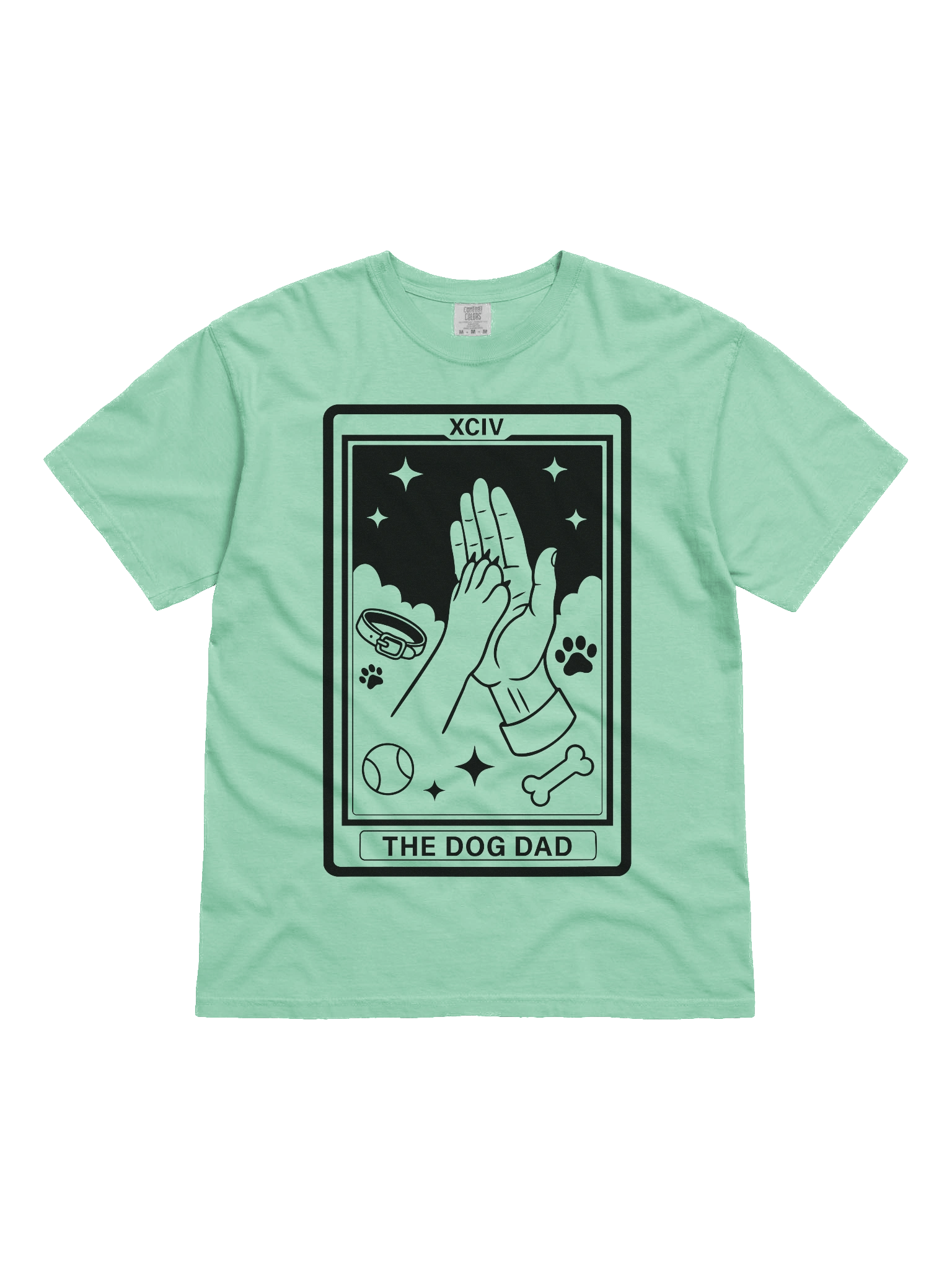 🔮 “The Dog Dad Tarot Tee [Black Print]” product image (36)