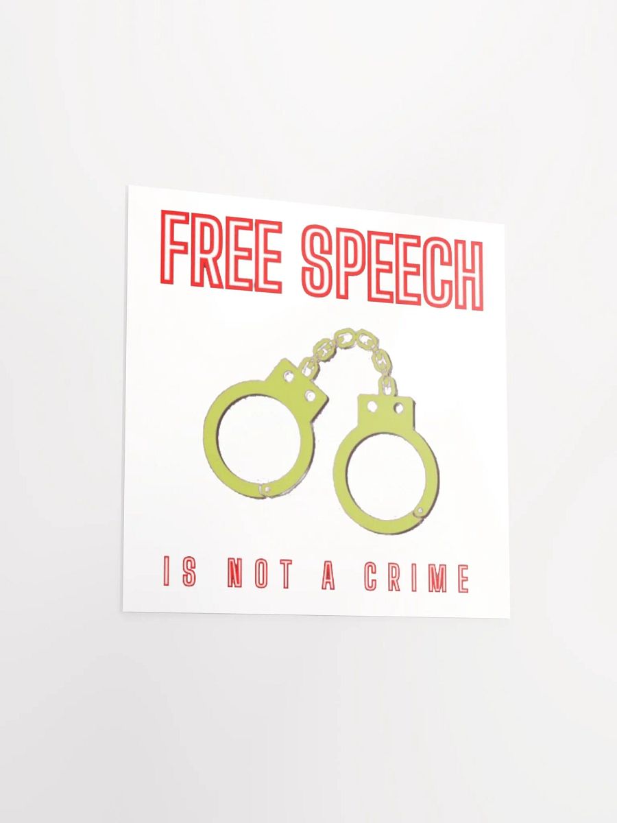 FREE SPEECH IS NOT A CRIME product image (3)