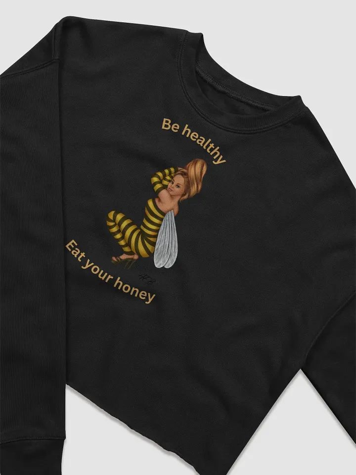Bee-autiful Health Crop Sweatshirt product image (1)