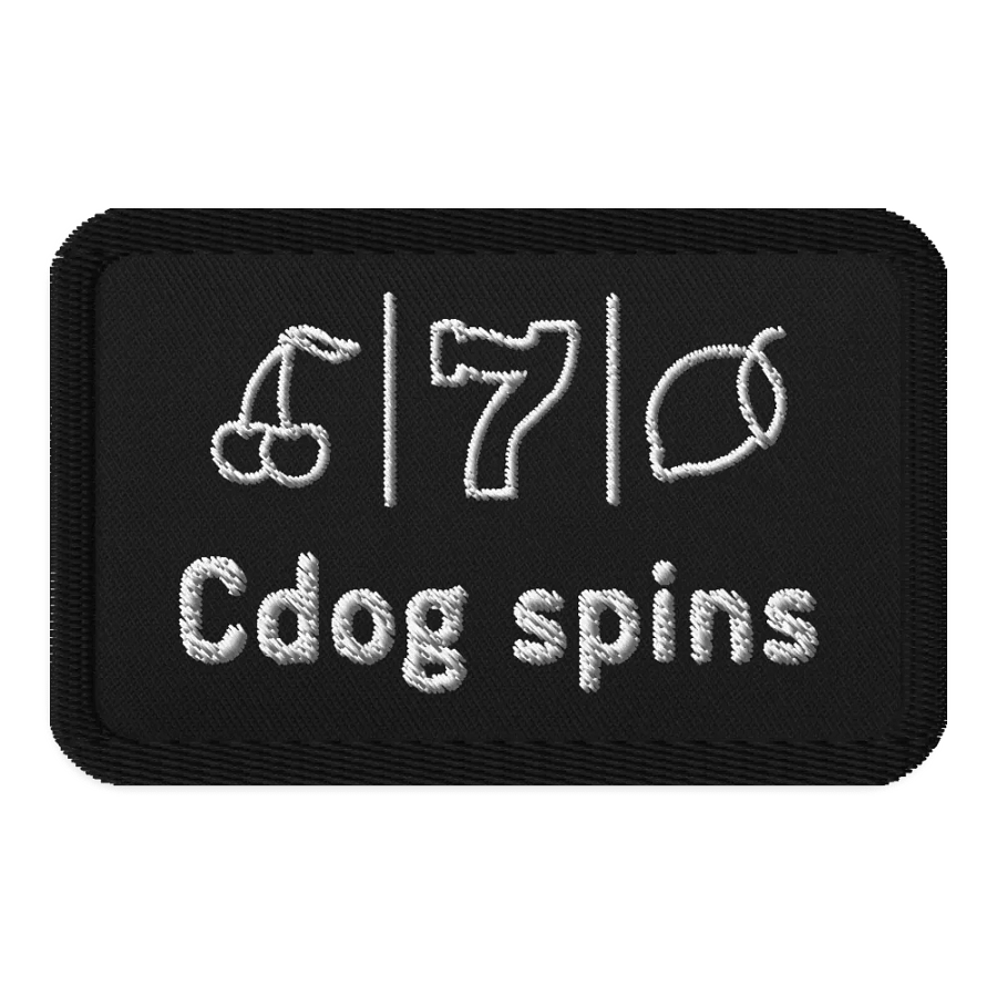 Cdog Spins Patch product image (1)