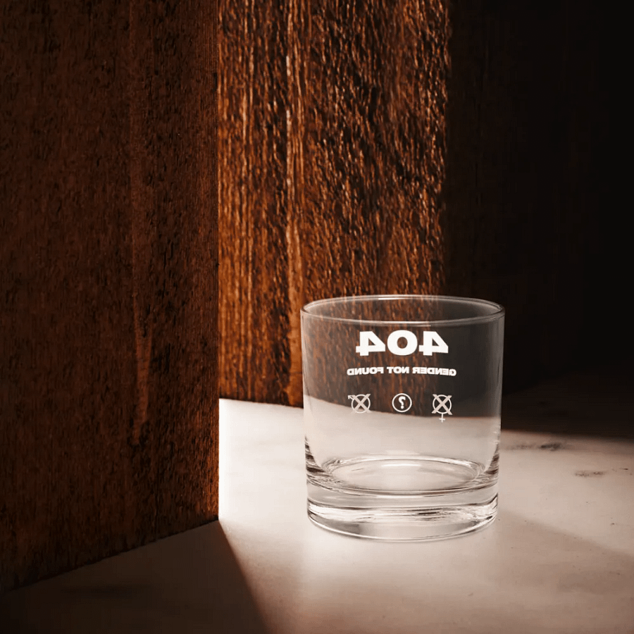 404 Gender Not Found Rocks Glass product image (12)