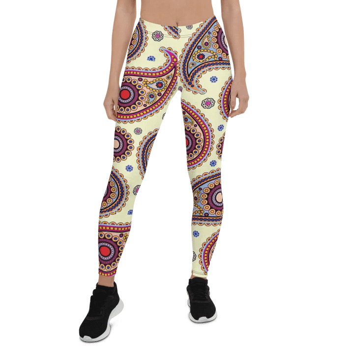 Vibrant Paisley Dreams Leggings product image (1)