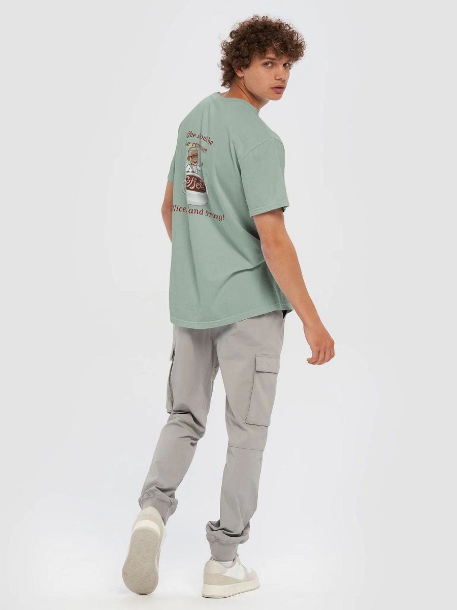Hot, Strong, & Playful Coffee T-Shirt (only Back-print) product image (3)