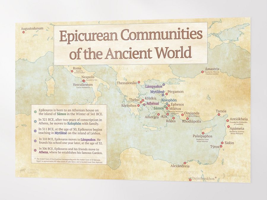 Epicurean Communities of the Ancient World (Enhanced Matte Paper Poster) product image (3)
