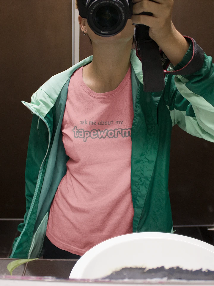 ask me about my tapeworm femme cut supersoft t-shirt product image (1)