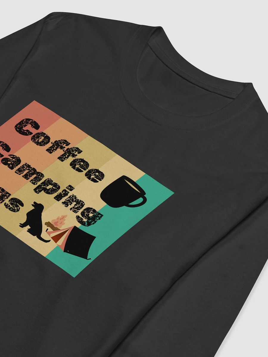 Camping Lover - Coffee Camping Dogs Long Sleeve T-Shirt product image (3)