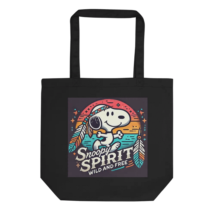 Snoopy Spirit Wild and Free Tote Bag product image (2)