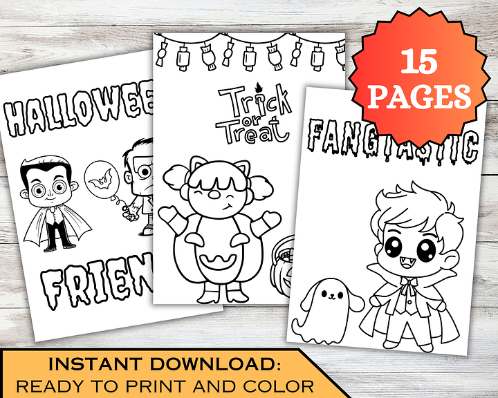 Halloween Coloring Pages product image (2)