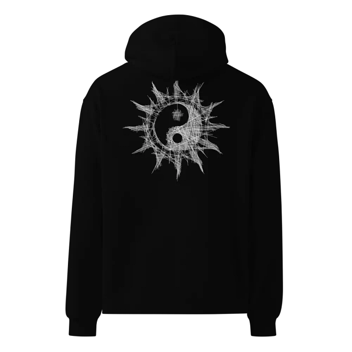 Spiky Circles Oversized Hoodie product image (1)
