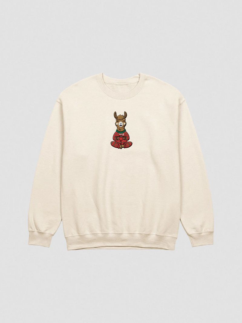 Happy Llama Sweatshirt | Embroidered Edition