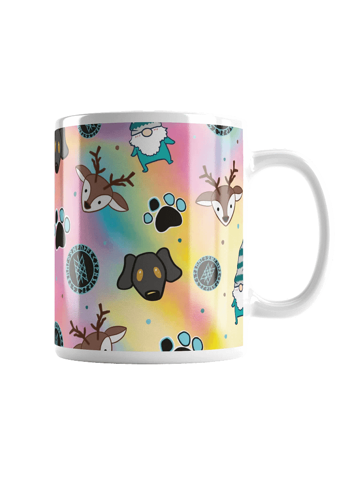 PRIDE Rainbow Stream Pattern Glossy Mug product image (2)
