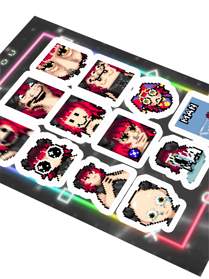 Classic RAENBOU Memes Kiss-Cut Sticker Sheet product image (2)