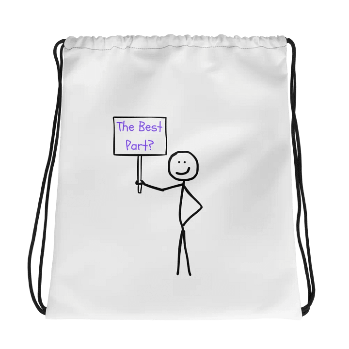The Best Part Drawsting Bag product image (1)