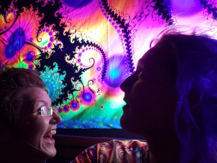 UV fractal tapestry - Purple Pearls product image (1)