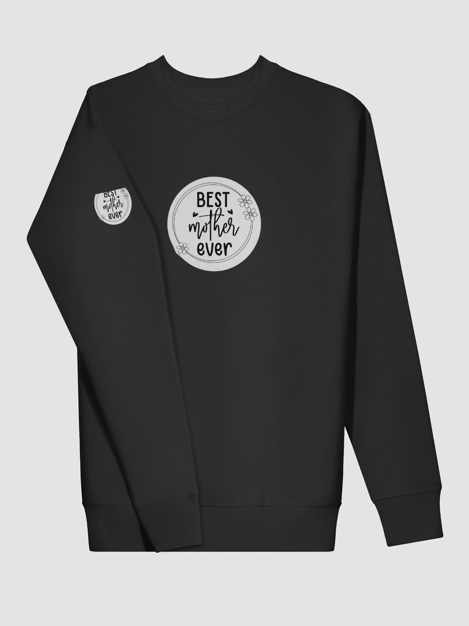 Floral Circle Best Mother Ever Sweatshirt product image (3)