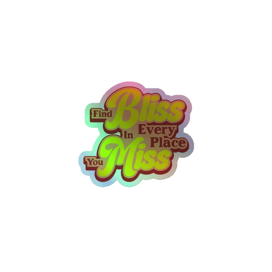 Bliss Hologram Stickers product image (1)