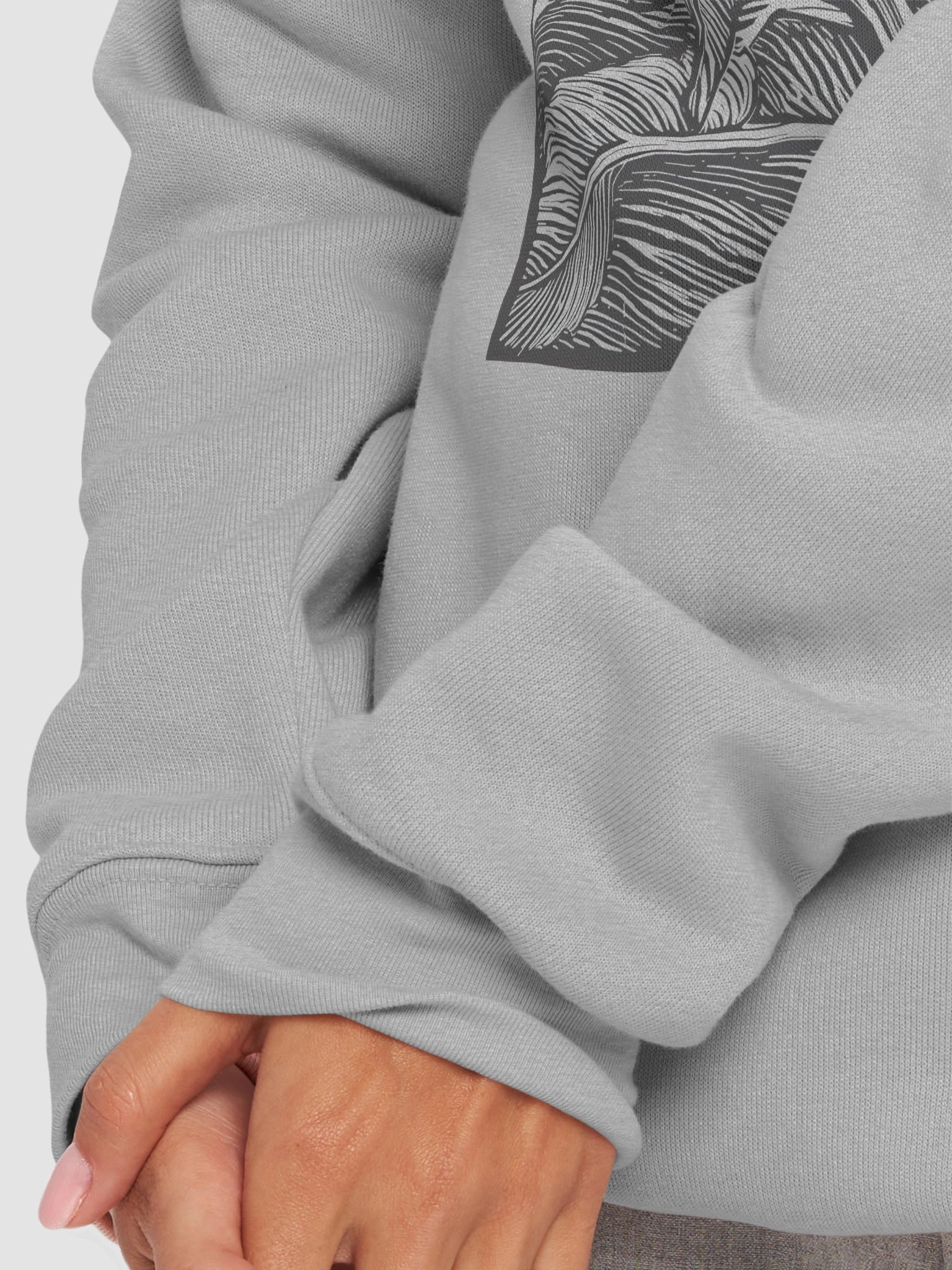 Sunflower Sketch Unisex Raglan Sweatshirt product image (6)