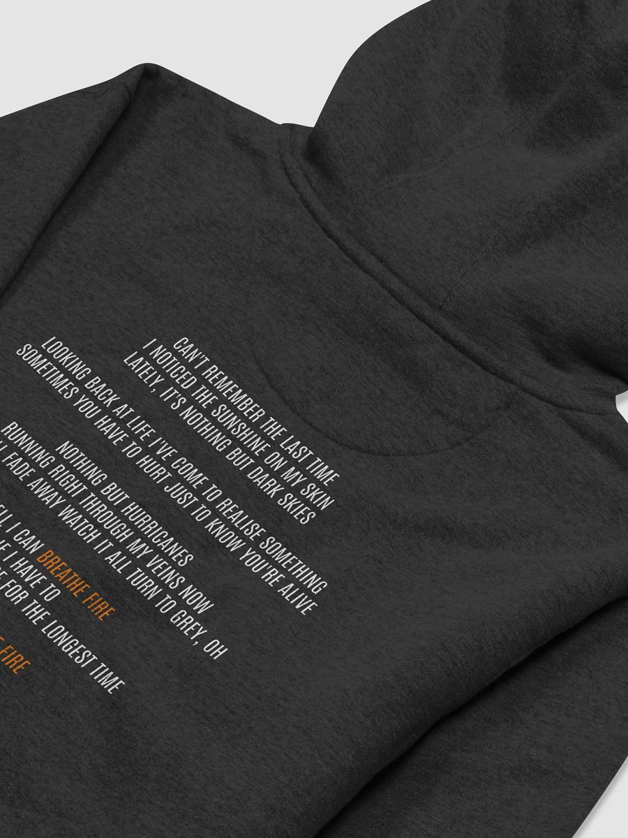 Pinkque x That Girl | Breathe Fire Unisex Hoodie - [COLLAB SERIES] (Logos Front & Lyrics Back) product image (16)