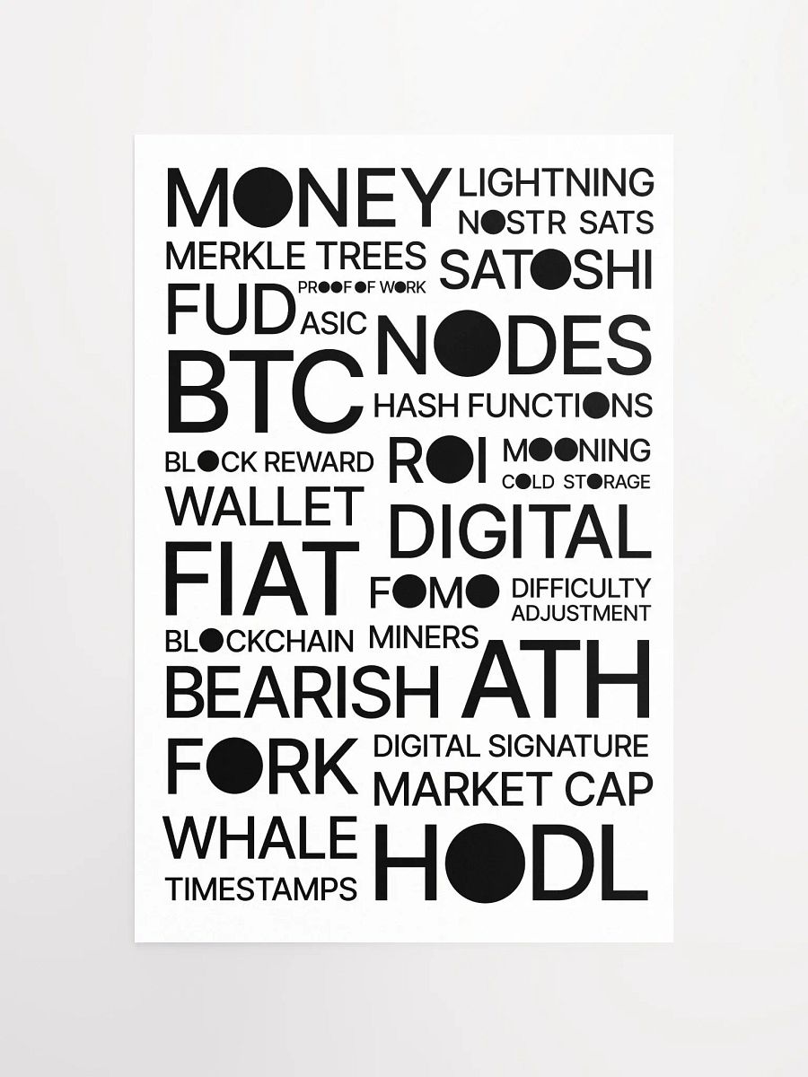 Bitcoin Universe Poster product image (4)